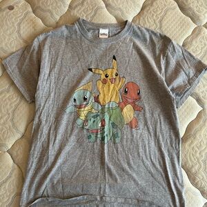 Vintage Pokemon Nintendo Graphic T Shirt Size Large Game Promo Shirt Pikachu